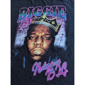 Vtg Biggie Notorious B.I.G. Biggie Short Sleeve T-Shirt Sz XL  Great Graphic